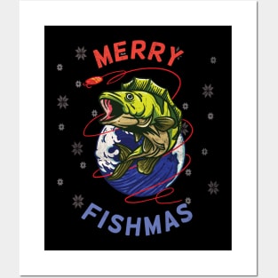 Merry Fishmas Posters and Art